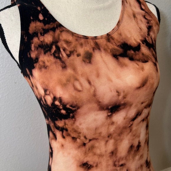 Womens Tank Top Size XS Sleeveless Ann Taylor Loft Shirt, Summer Tie-Dye Hippie - Picture 5 of 8
